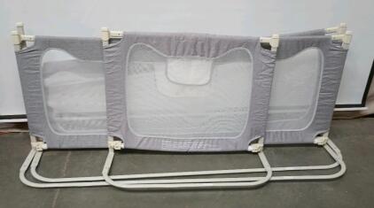 Toddler Bed Safety Rail (2) Siderail Length=74" x 29" (1) End Piece Length=37" x 29"
