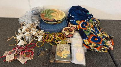 Full Circle Exchange Fair Trade Artisan Lot &ndash; Baskets, Jewelry, Ornaments, Scarves, Empower Women