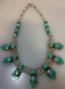 Large Beautiful Turquoise Necklace