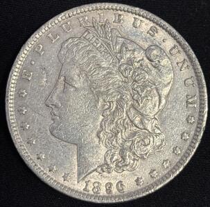 1896 Liberty Morgan 90% Silver Coin