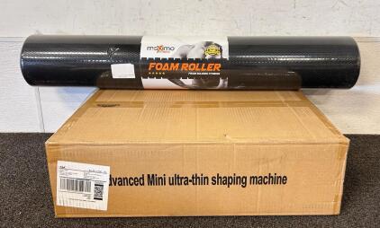 Vibration Plate Exercise Machine, Whole Body Workout Vibration Plate and Maximo Fitness Foam Roller