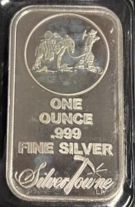 SilverTowne Mint 1oz .999 Fine Silver Bar