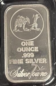 SilverTowne Mint 1oz .999 Fine Silver Bar