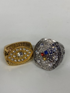 1981 San Francisco 49ers and 2008 Pittsburgh Steelers Super Bowl Rings