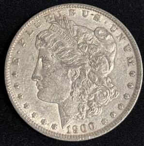 1900 Liberty Morgan 90% Silver Coin
