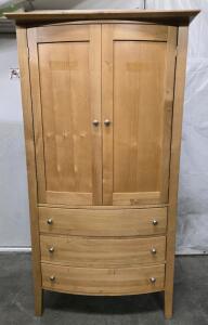 Wood Wardrobe 38" x 75" x 21"
