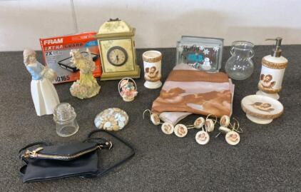 Decorative Clock - Handbag - Angel Bathroom Decor - and More