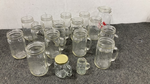 Mason Jars With Handles