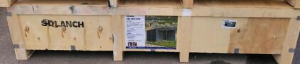 SDLANCH SDLGMI220F Galvanized Metal Livestock Shed, 19.1x11.8x10.5 ft