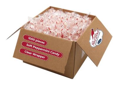 Red Bird Soft Peppermint Candy Mints, Individually Wrapped, 1000 Ct Per Box, 3 Boxes