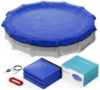POOLHACKER 21FT Round Winter Pool Cover