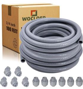 3/4 inch 100Ft Liquid-Tight Conduit Kit