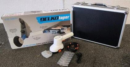 DELKOtaper drywall taping tool, LIGO X Series 3.6V Grass Shear (X-2), StarLink Mini case