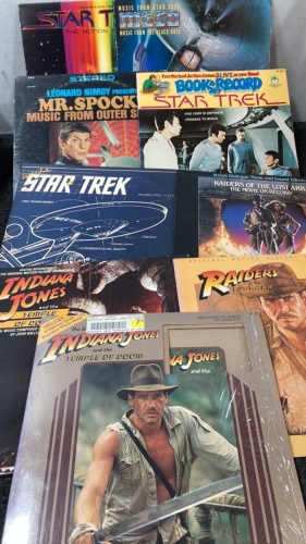 Vinyl sound tracks for ‘Star Trek’ and ‘Indiana Jones’