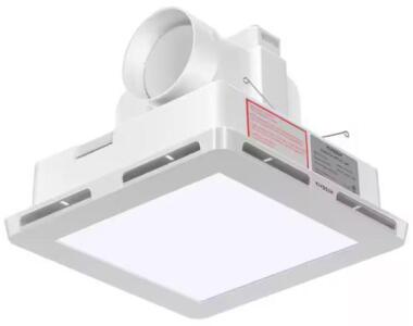 110 CFM Bathroom Ceiling Ventilation Exhaust Fan W/ LED Light