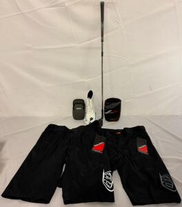 Vamato Right Hand 52 Degree Wedge (35.5&rdquo;), Golf Accessories, & (2) Pairs Troy Lee Designs Flowline Shorts (34)