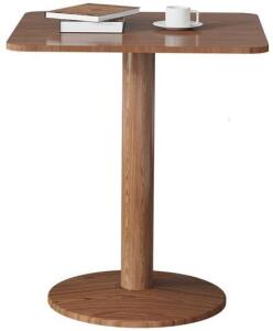 Mid Century Modern Square Table, Replica Wood, 23&rdquo;