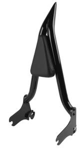 Detachable Sissy Bar 22" Rear Passenger Backrest Pad Fit for Harley Touring CVO Road King Street Glide Road Glide Electra Glide 1997-2008 (Gloss Black)
