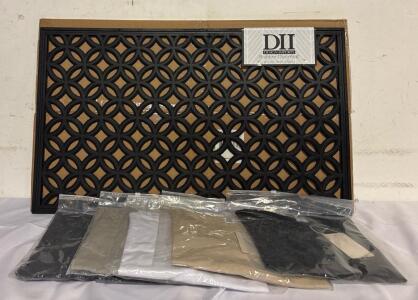 Design Imports Rubber Doormat 18&rdquo;x30&rdquo; And (5) 2XL Men&rsquo;s Tshirts