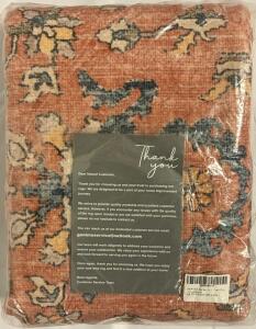 GENIMO Washable Area Rug 8'x10', Terracotta Brown