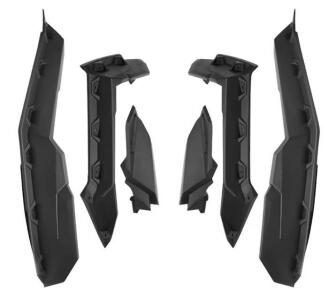 KEMIMOTO X3 Fender Flares Extended Compatible with Can-Am Maverick X3 & Max RS Turbo R RR 2017-2025