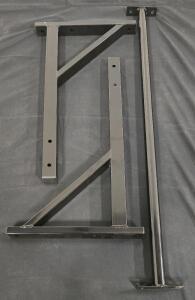 Wall Mount Pull Up Bar, Bar And Brackets, Missing Mounting Screws/Bolts