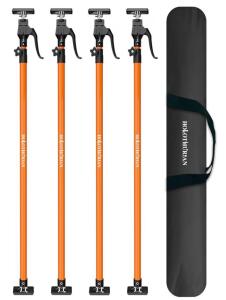 Luckin Use Cabinet Jack Support Poles, 49.2-114.2 inches, Set of 4.