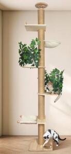 Height Adjustable Floor to Ceiling Cat Tower