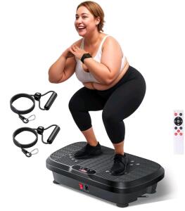 Vibration Plate Exercise Machine, Whole Body Workout Vibration Plate for Lymphatic Drainage- New In Box