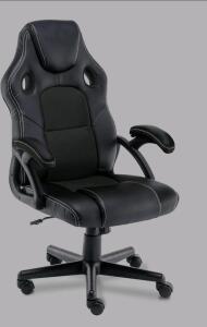 T-Three Gaming Chair With Lumbar And Back Support, Black