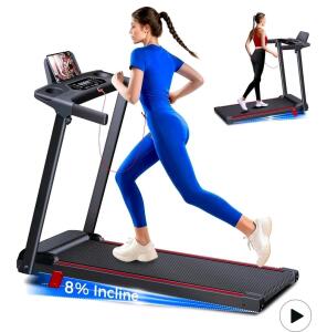 Walking Treadmill With 8% Incline And Handle Bar- New In Box