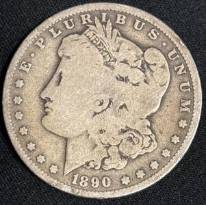 1890-O Liberty Morgan Dollar 90% Silver Coin