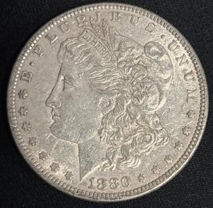 1880-O Liberty Morgan Dollar 90% Silver Coin
