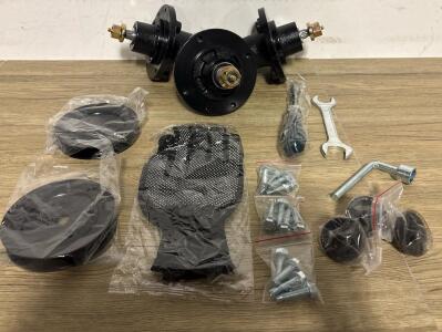 3 Pack 539131898 Spindle Assembly with 532173434 Spindle Pulley for Husqvarna