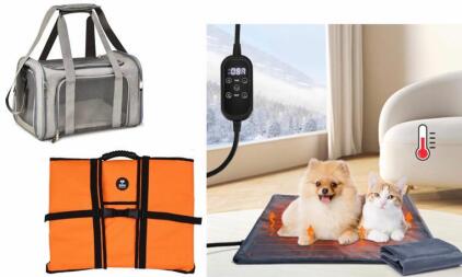Large Cat Carrier, Large Pet Heating Pad & Bug Out Aid Storage Bag