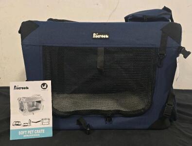 Reerooh Soft Pet Crate- 22"x16"x17"
