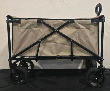 Aesome Foldable Wagon Cart With Wheels- Khaki