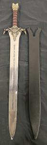Conan The Barbarian Themed Display Sword With Sheath
