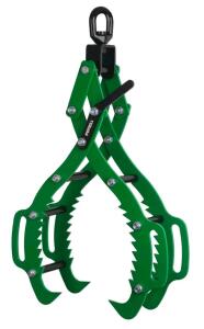 Log Lifting Tongs, Log Grapple Hook with Handle (4 Claws - 30&lsquo;&rsquo;)