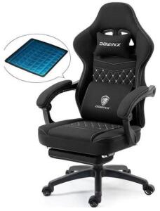 Dowinx Ergonomic Support Gaming Chair, Black