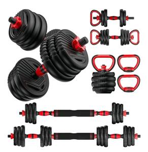 Multifunctional Dumbbell Set- 45lbs Total Weight (22.5 lbs Per)