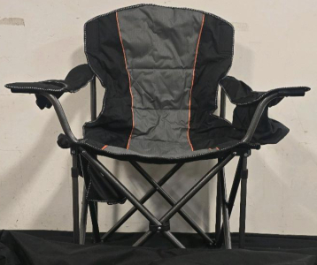 (2) Pack Heavy Duty Oversized Camping Chair for Adults 400lbs w/Lumbar Support