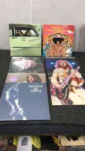 (1) Jimi Hendrix Axis Bold As Love Gatefold Vinyl Record 1967 Germany Press (1) Peter Frampton “ Frampton Comes Alive” 1976 Gatefold Double lp (1) Styx Crystal Ball vinyl (1) Peter Frampton I’m in you vinyl (1) Dan Fogelberg “ Nether Lands” vinyl (1) Chee