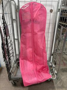 Embellished Floral Evening Gown, Style PK876, Size 4, Red Multi, Deep V-Neck, Garment Bag Included