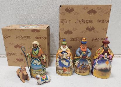 (1) Jim Shore Heartwood Creek Nativety Figurine Set Of Six