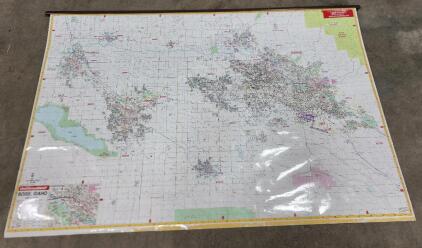 (1) 77"W UniversalMap Boise Idaho And Vicinity Map