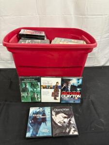 Large DVD Movie Lot &ndash; Action, Drama & Thriller Favorites Including The Bourne Ultimatum, Philadelphia