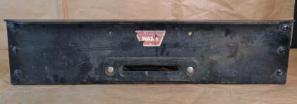 (1) Winch Bumper Mount, 35-1/4"L x 8-7/8T x 5"W