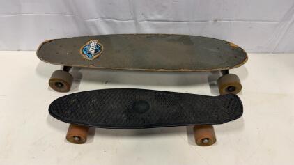 Sector 9 Push Don't Pollute Longboard & Varsity Plastic Mini Cruiser, Blue/Black