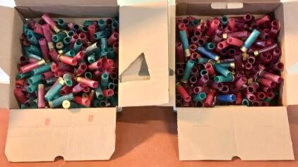 (2) Boxes Full of Assorted 12-Gauge Shotgun Shells (Spent)